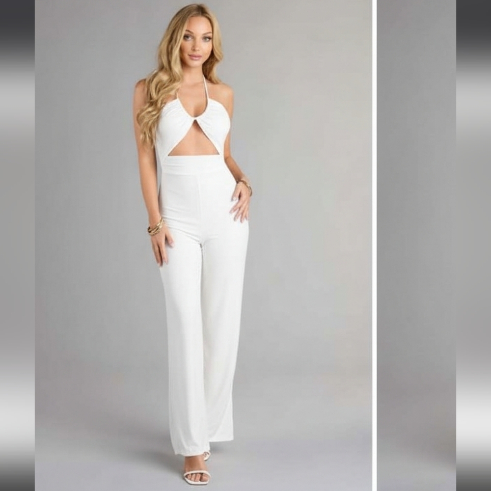 Windsor Elegant White Jumpsuit